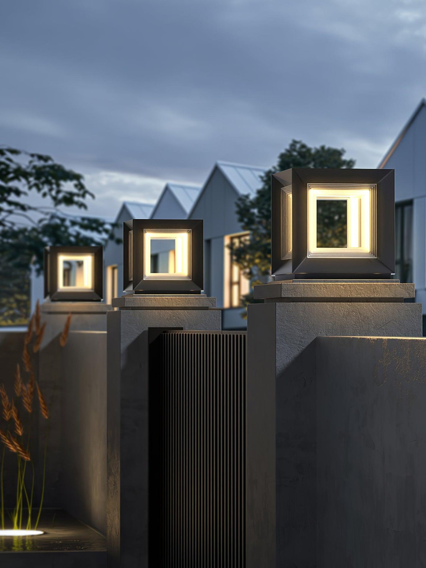 Bright Garden Solar Post Lamp