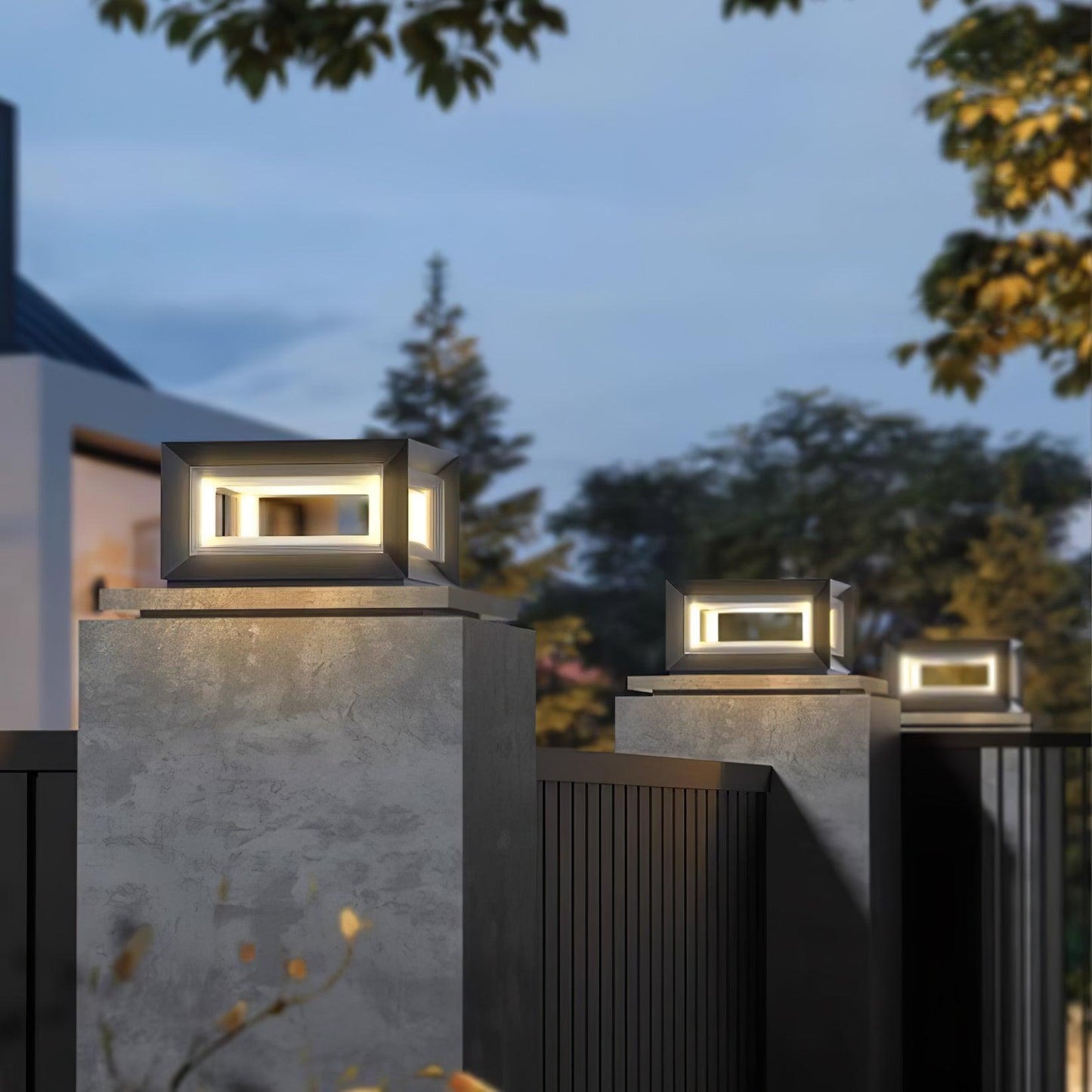 Bright Garden Solar Post Lamp