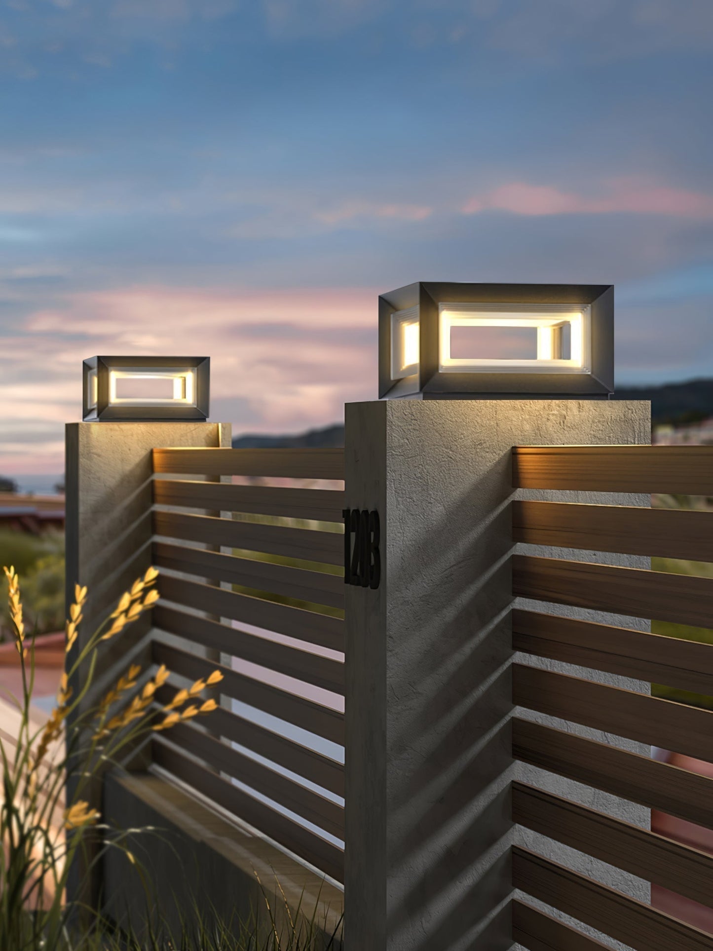 Bright Garden Solar Post Lamp