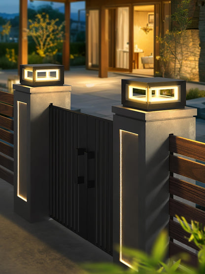 Bright Garden Solar Post Lamp