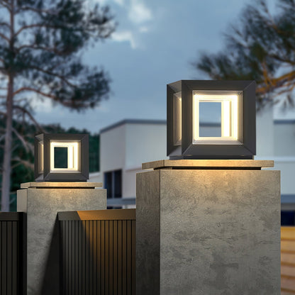 Bright Garden Solar Post Lamp