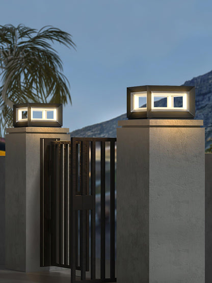 Bright Garden Solar Post Lamp
