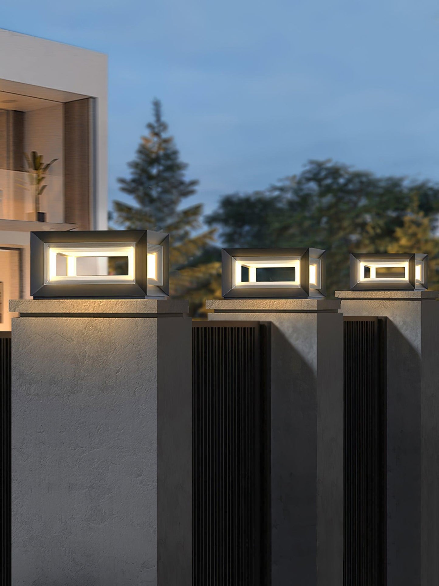 Bright Garden Solar Post Lamp
