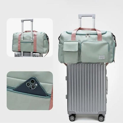 Waterproof Sports Duffel Bag with Multiple Pockets