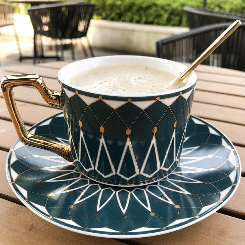 Vintage Style Ceramic Coffee Mug