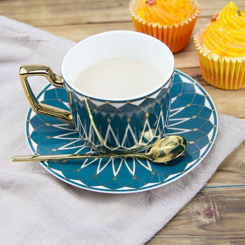 Vintage Style Ceramic Coffee Mug