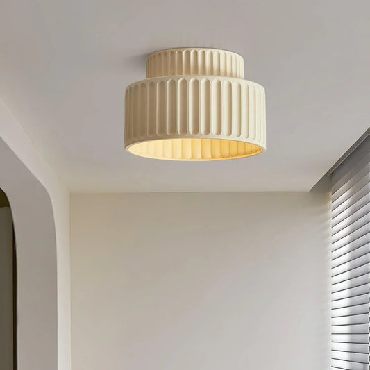 Classic Cream Ceiling Lamp Semi Flush Mount Light - Cofik