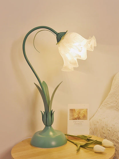 Elegant Floral Desk Light