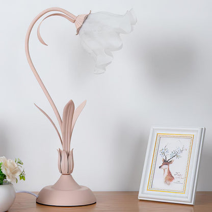 Elegant Floral Desk Light