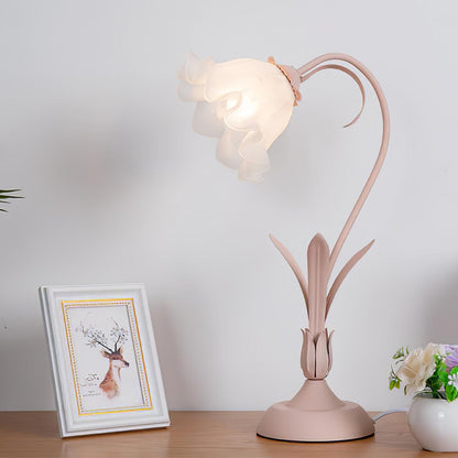 Elegant Floral Desk Light