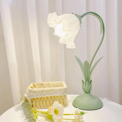 Elegant Floral Desk Light