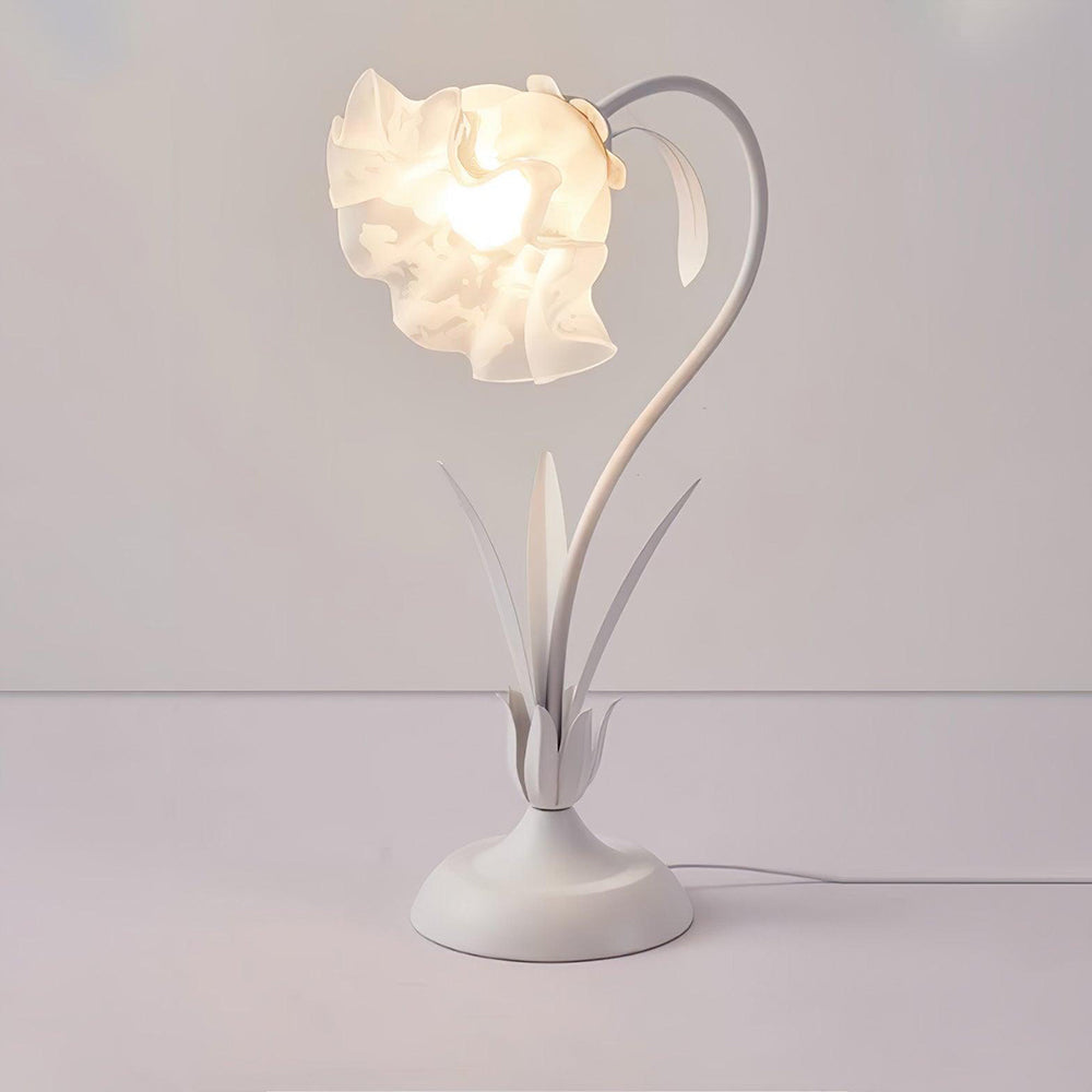 Elegant Floral Desk Light