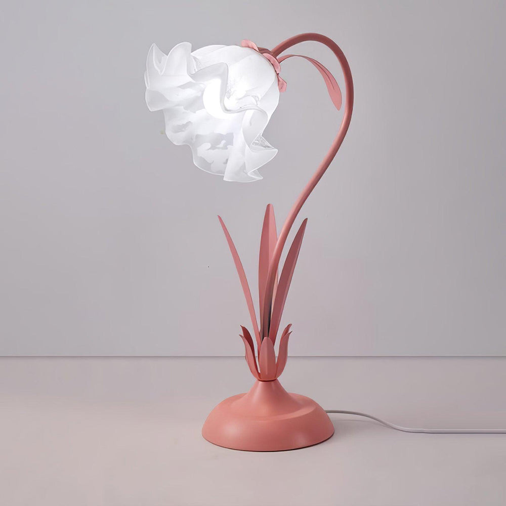 Elegant Floral Desk Light