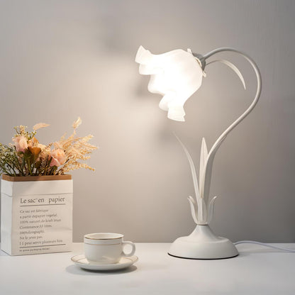 Elegant Floral Desk Light