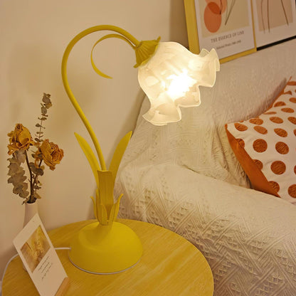 Elegant Floral Desk Light