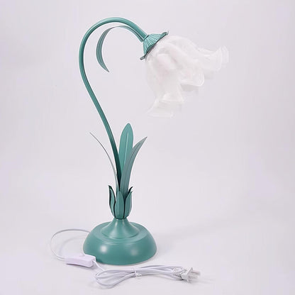 Elegant Floral Desk Light
