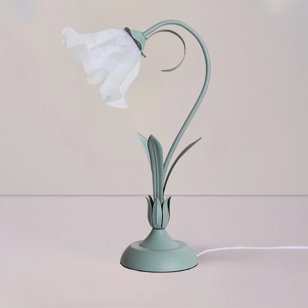 Elegant Floral Desk Light