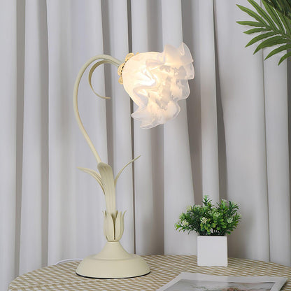 Elegant Floral Desk Light