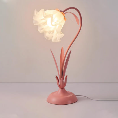 Elegant Floral Desk Light