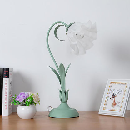 Elegant Floral Desk Light