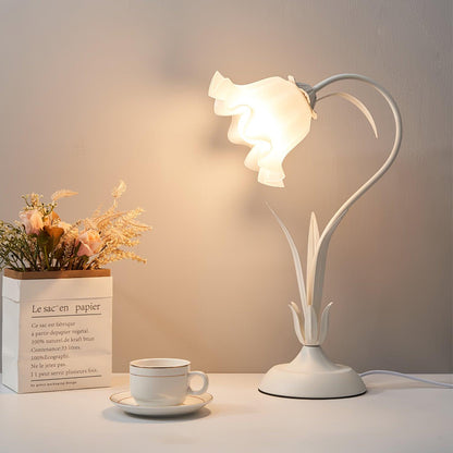 Elegant Floral Desk Light