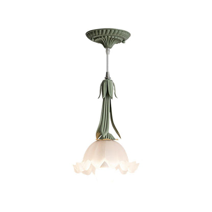 Elegant Floral Hanging Lamp
