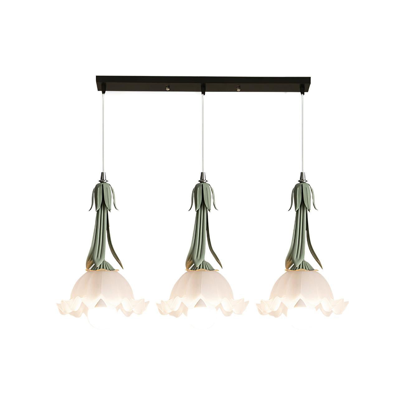Elegant Floral Hanging Lamp