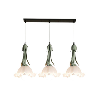 Elegant Floral Hanging Lamp