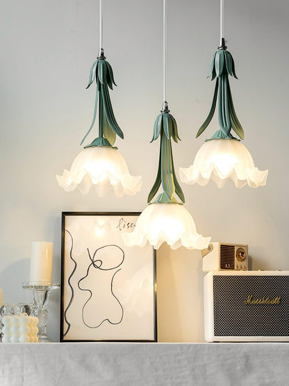 Elegant Floral Hanging Lamp