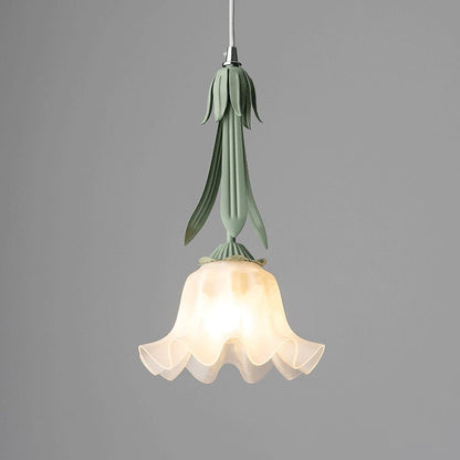 Elegant Floral Hanging Lamp