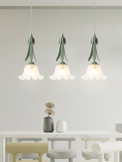 Elegant Floral Hanging Lamp