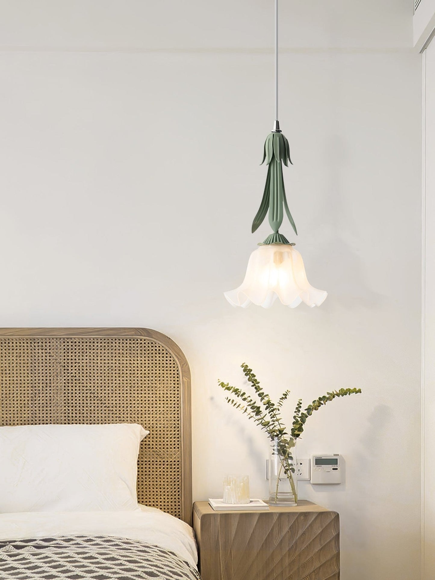 Elegant Floral Hanging Lamp