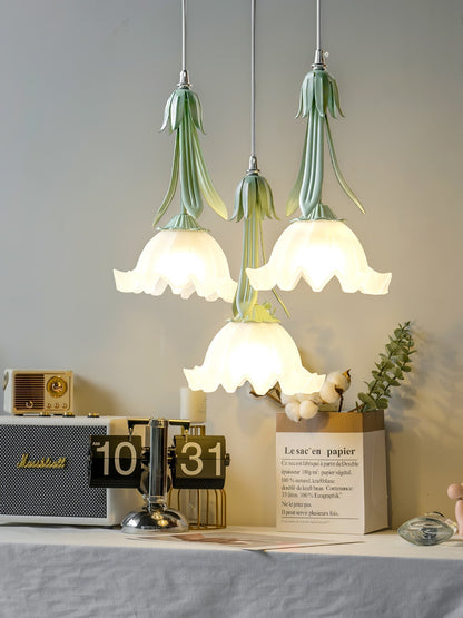 Elegant Floral Hanging Lamp