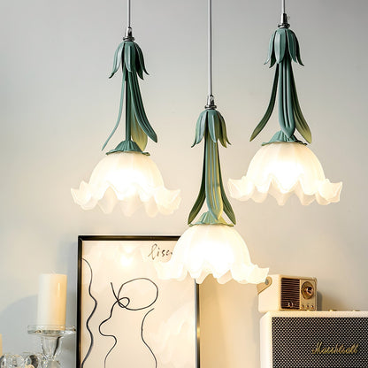 Elegant Floral Hanging Lamp