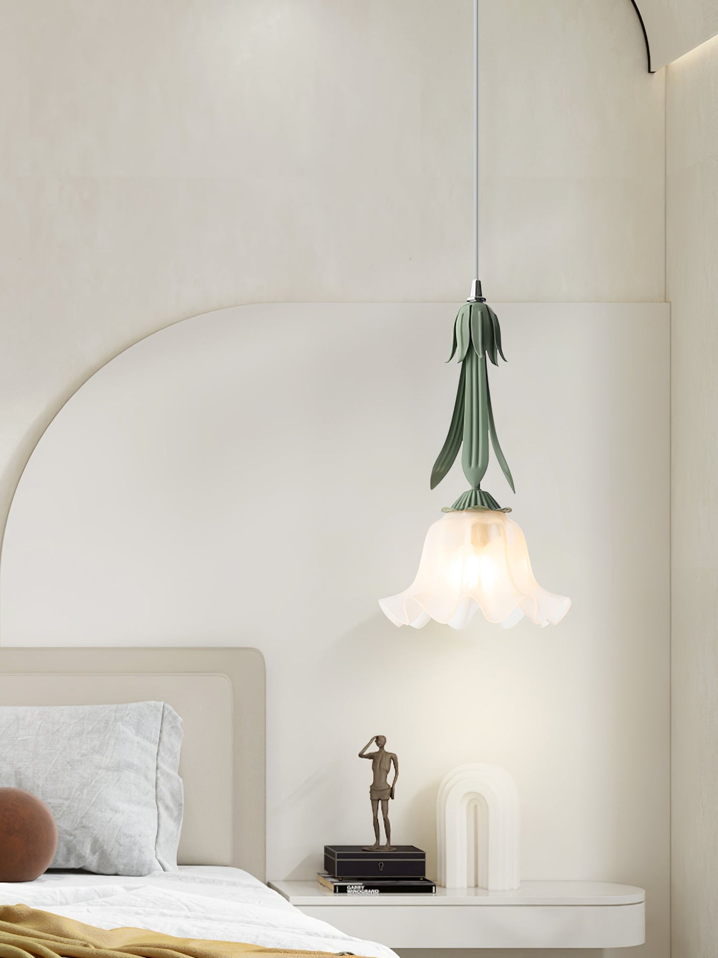 Elegant Floral Hanging Lamp