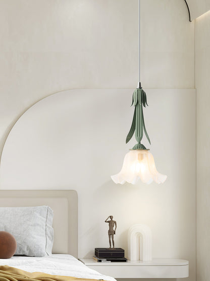 Elegant Floral Hanging Lamp