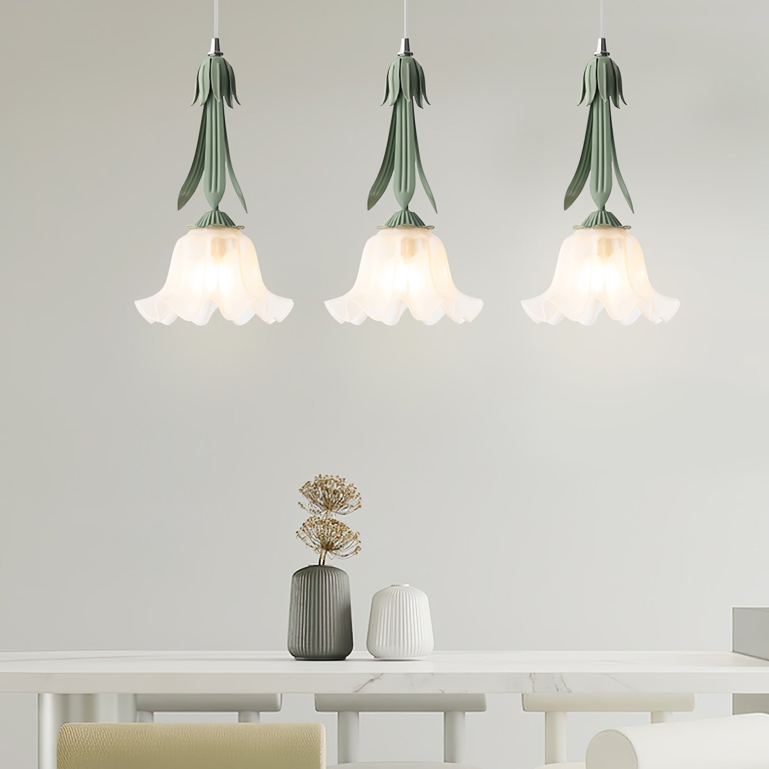 Elegant Floral Hanging Lamp - Cofik