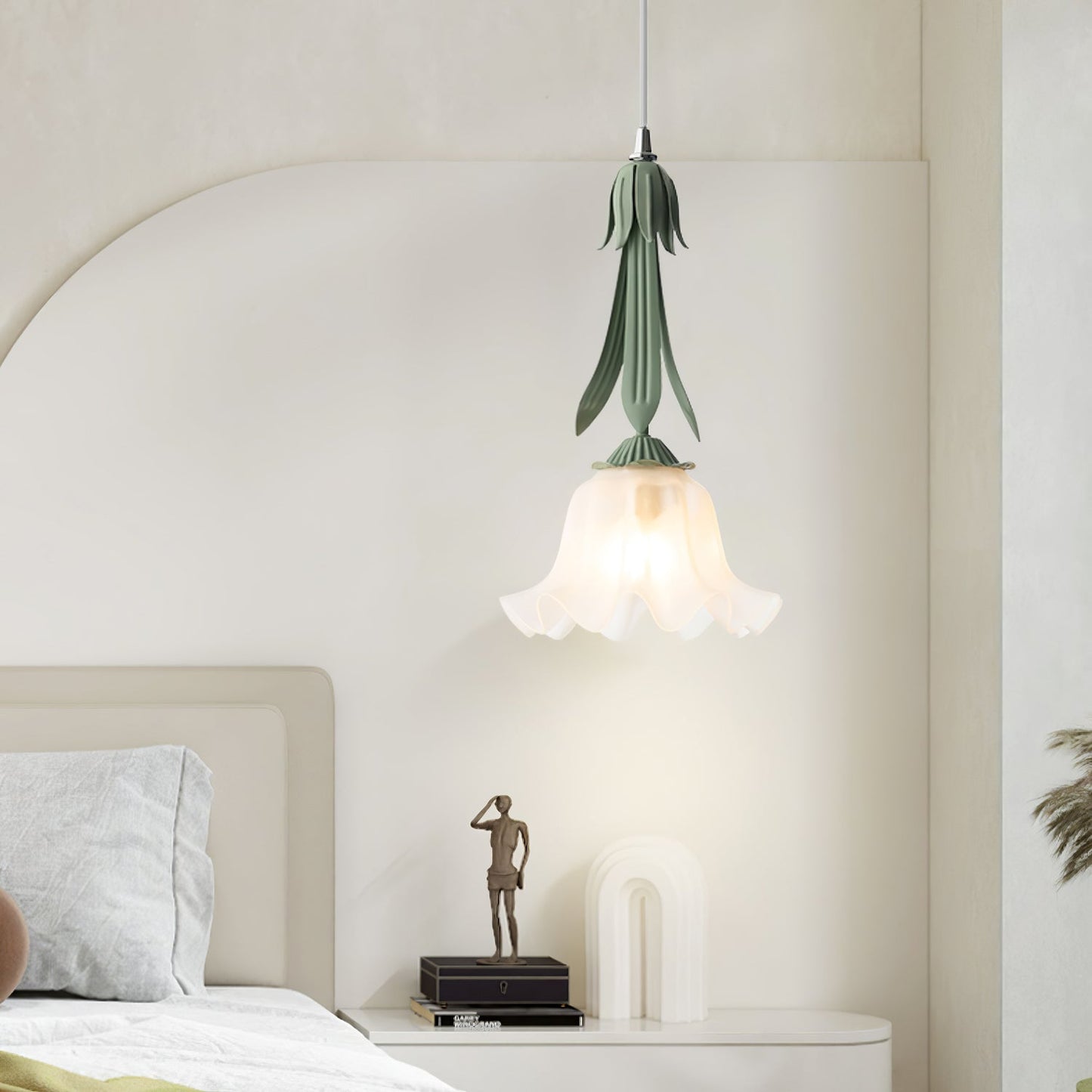 Elegant Floral Hanging Lamp