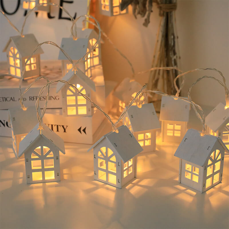 Rustic Outdoor Hanging String Lights
