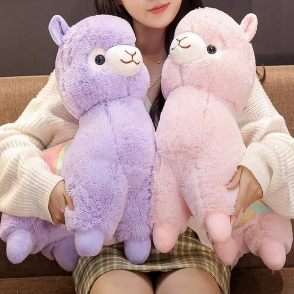 Cuddly Alpaca Stuffed Animal With Saddle - Cofik
