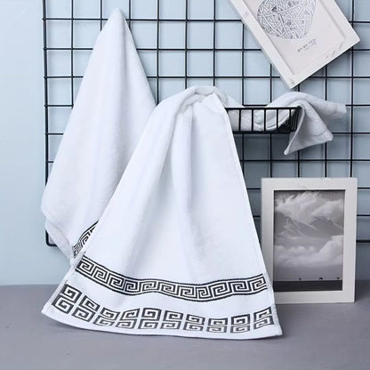 Soft Absorbent Home Cotton Towel Set 2pc