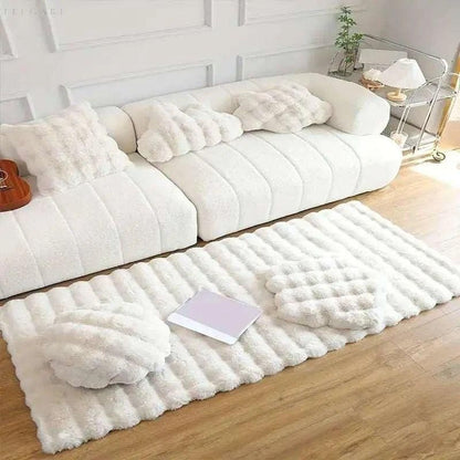 Soft Floral Shaggy Anti-Slip Area Rug - Cofik