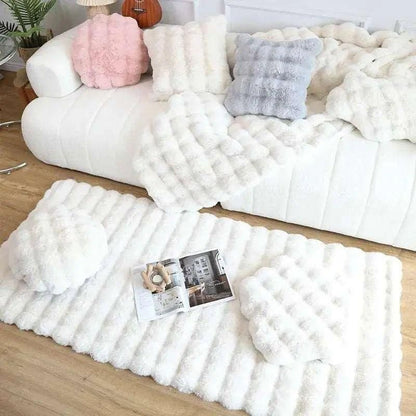 Soft Floral Shaggy Anti-Slip Area Rug