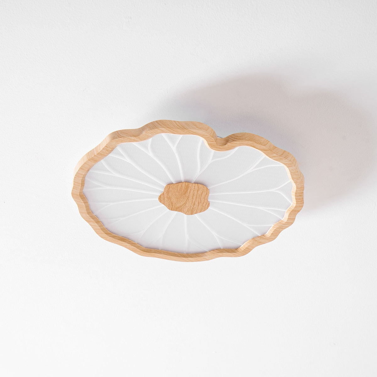 Natural Wood Round Ceiling Light Fixtures