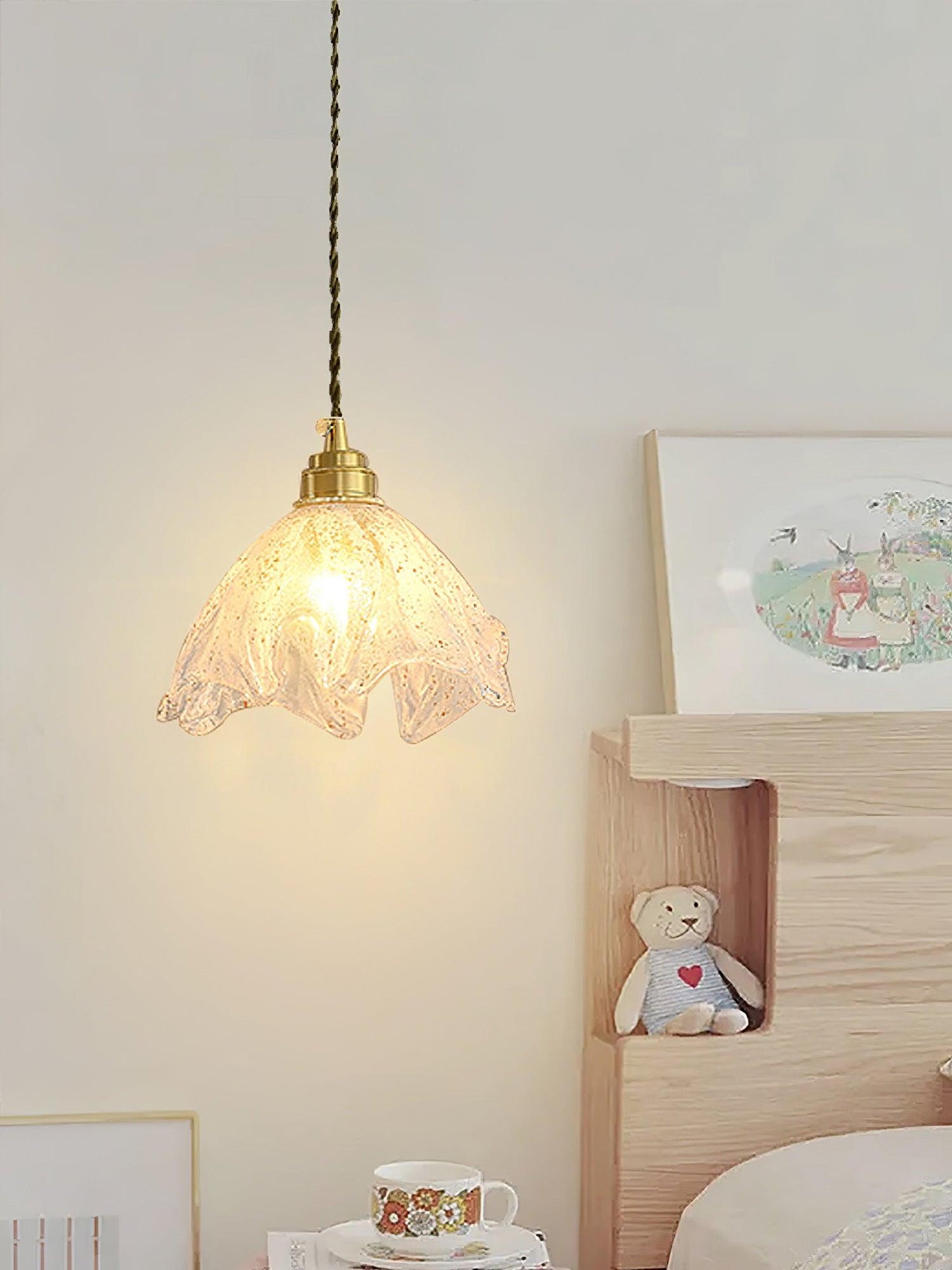 Delicate Glass Mini Pendant Lamp