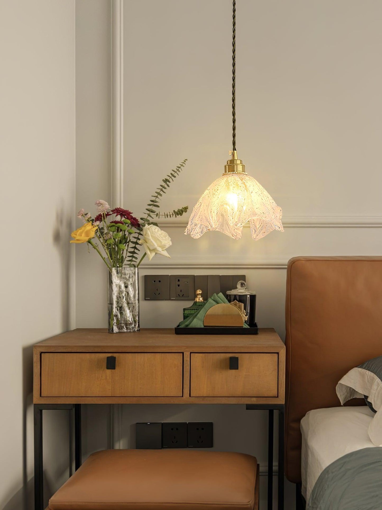 Delicate Glass Mini Pendant Lamp