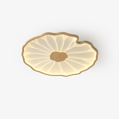 Natural Wood Round Ceiling Light Fixtures