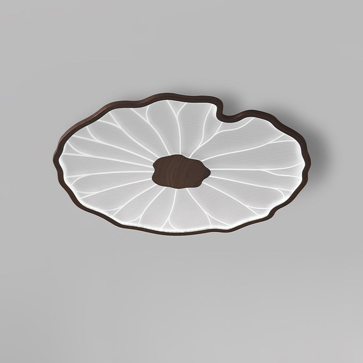 Natural Wood Round Ceiling Light Fixtures