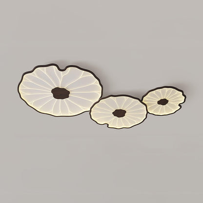 Natural Wood Round Ceiling Light Fixtures