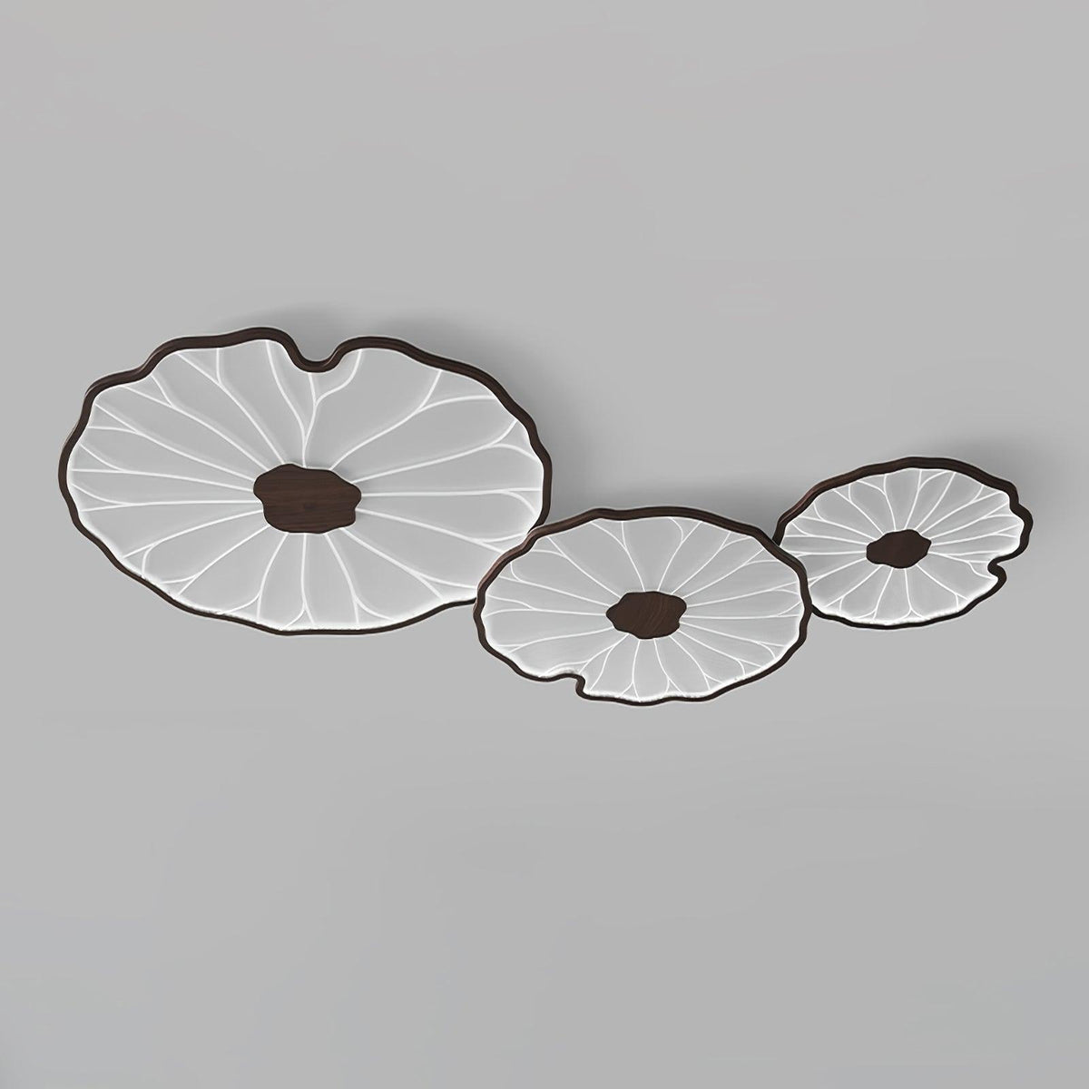 Natural Wood Round Ceiling Light Fixtures